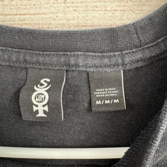 Quiksilver Surfers of Fortune Collection Long Sleeve T-Shirt‎ Men's Medium Black - Picture 10 of 13